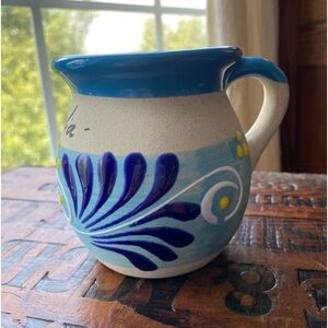 Hand-Painted Morelia Talavera Mexican Pottery Mug. EUC